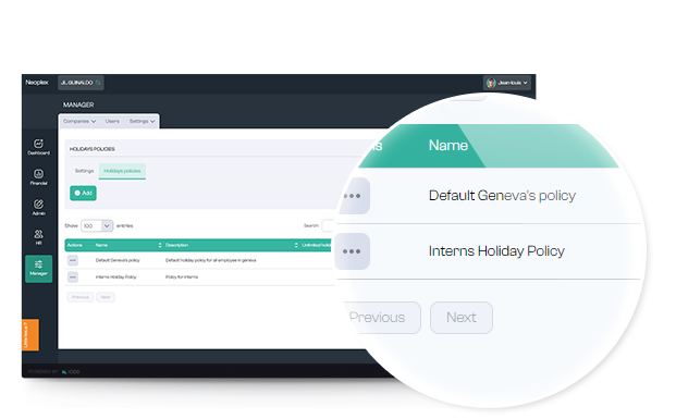 Flexible Office and Holiday Policy Configuration